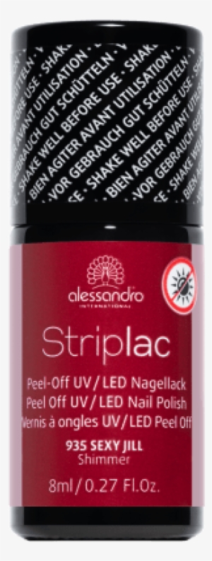 Nail Polish 935 Sexy Jill - Alessandro Make-up Peel-off Nail Polish Striplac Nail #856571