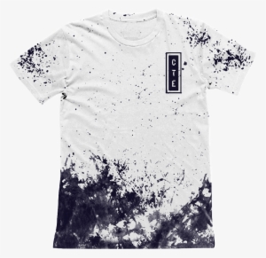 White Splatter Dye Flower Tee - Sick Of Me Beartooth #857576