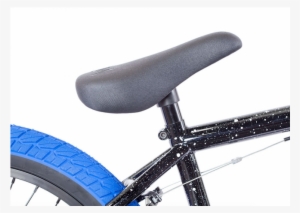Black With Blue Splatter Bmx #857688