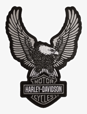 Up-wing Reflective Eagle Emblem - Harley Eagle Patches #857943