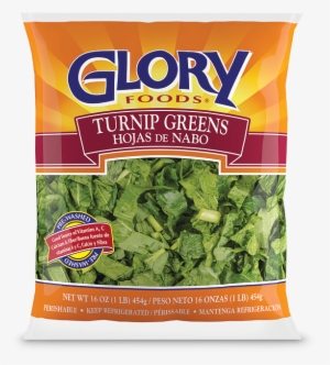 Fresh Turnip Greens - Glory Collard Greens In A Bag #858063