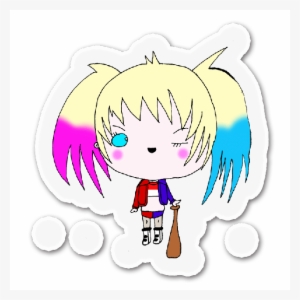 Harley Quinn Clipart Kawaii - Harley Quinn Kawaii Stickers #858205
