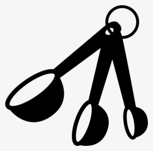Cooking Silhouette At Getdrawings - Measuring Spoons Clipart #858668