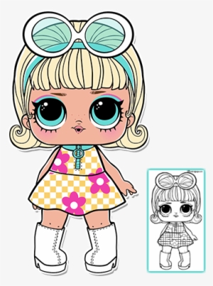Go Go Gurl Coloring Page - Go Go Gurl Lol Doll #858797