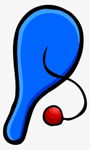 Paddle Ball Png Image - Club Penguin Hand Items #859194