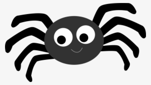 Bleck Clipart Spider 6 Black And White Crown - Spider Clipart - Free 