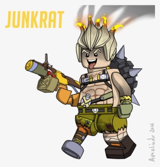 lego junkrat minifigure