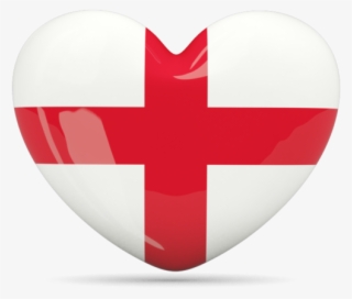 Illustration Of Flag Of England - England Flag In A Heart #8500470