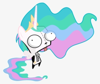 Gir, Invader Zim, Princess Celestia, Safe - Invader Zim Gir #8501476