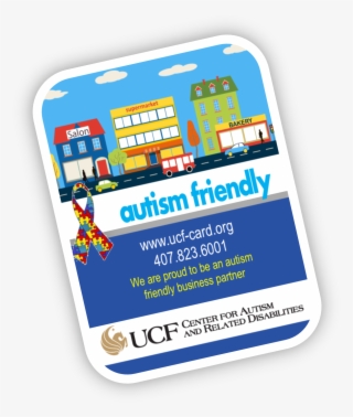 Autism Friendly Business Partner Card - University Of Central Florida #8501975