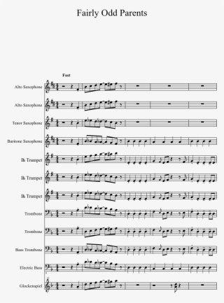 Fairly Odd Parents Sheet Music 1 Of 7 Pages - Super Smash Bros Melee Theme Trumpet Sheet Music #8502399
