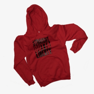 Straight Outta Liberty Hoodie In Red - Hoodie #8502588