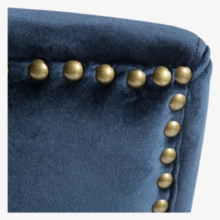 Adonia Dining Chair Dark Blue With Gold Trim - Macro Photography #8502855