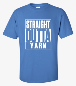 Straight Outta Yarn Cotton T-shirt - Jazza I M An Adult Shirt #8502967