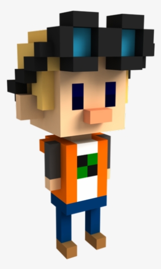 “updated My Voxel Character To Look More Like My Minecraft - Voxel Character #8503388