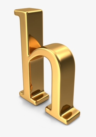 H Letter Png Picture - Gold Capital Letter H #8503724
