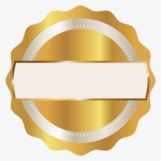 Gold Seal Badge Png Clipart Image - Clip Art Gold Badge #8503815