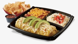 Chicken Verde Wet Burrito Plato - Wet Burrito Del Taco #8504631