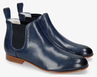 Ankle Boots Sally 16 Marine Elastic Navy - Chelsea Boot #8505805