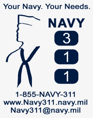 Click To View This Navy 311 Logo - Navy 311 #8506403