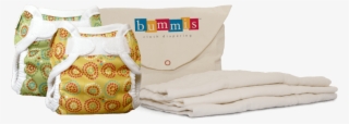 Bummis - Newborn Pack - Prefold Cloth Diapers 12 Pack Unbleached Premium Cotton #8506481