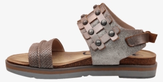 Womens Sandal Lantern In Silver Inside View - Slide Sandal #8508456