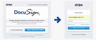 Connect To Your Stripe Account - Docusign #8508494