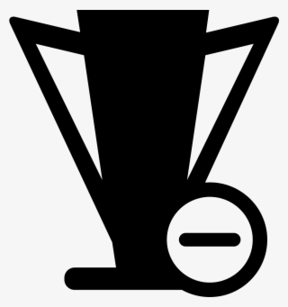 Football Triangular Trophy With Minus Sign Comments - Trophy #8509929