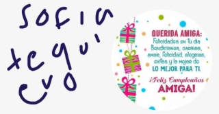 Tarjeta De Cumpkeaños Para Una Amiga #8511519