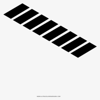 Crosswalk Coloring Page - Stairs #8513242