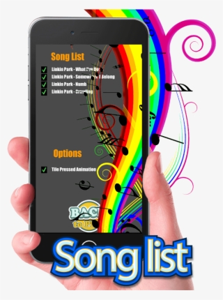 X - - Rainbow Music Notes Background #8513716