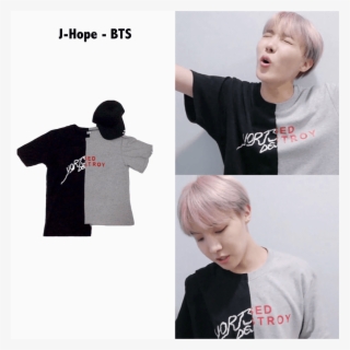 Bts J Hope "destroyed" Tee - Jhope Destroy Shirt #8515881
