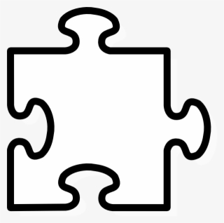 Small - Puzzle Clip Art Black And White #8517559