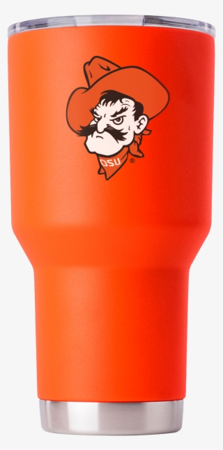 Osu Cowboy 30 Oz Orange Powder Coat Stainless Steel - Oklahoma State University #8518447