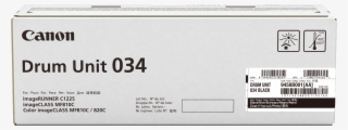 Black Toner Drum 034 Printer Accessory - Canon #8518790