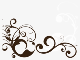 Vector Swirl Clipart Transparent Background - Black Swirls Transparent Background #8519261