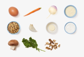 Mushroom & Red Rice Casserole With Baked Eggs & Kale - Coriander #8520688