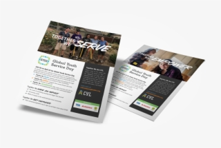 18 Cyl 0025 Gysd Flyer Mockup Sm - Global Youth Service Day #8522905