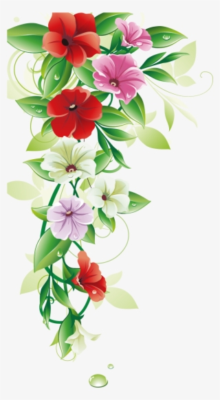1166 X 1654 9 - Flower Border Vector Png #8523096