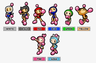 Pixel Bomberman R Sa3 Character Select Style By Caitlinthestargirl - Super Bomberman R Vore #8523253
