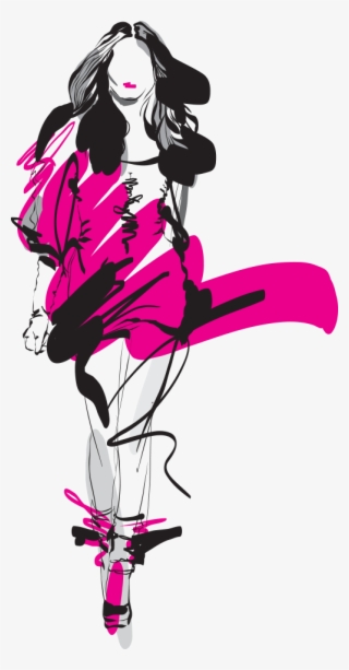 Catwalk Models Model Fashion Illustration Download - Fashion Vector #8524616