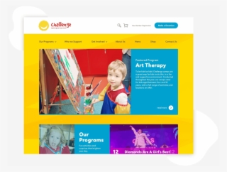 A Non-profit Working With Kids And Families Impacted - Web Page #8524762