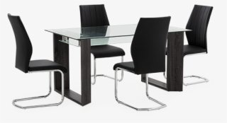 Image For Kitchen Set With Glass Top From Economax - Chair #8526320