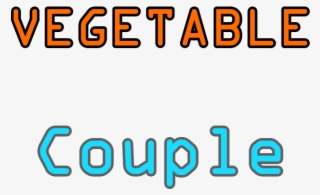 Vegetable Couple Is A Simple Puzzle, Where You Need - Colorfulness #8526418