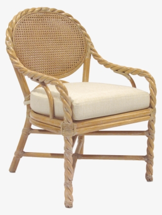 Mcguire Rattan Twist Arm Chair - Chair #8526421
