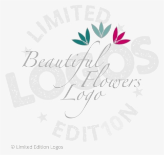 Beautiful Flowers Logo Limited Edition - Calligraphy #8527210