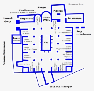 Layout Of La Seo Cathedral - Zaragoza Cathedral Plan #8527295