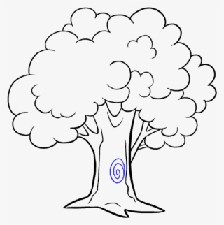 How To Draw Cartoon Tree - Draw A Cartoon Tree #8528176