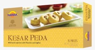 Nanak Mithai Kesar Peda 15 Pcs - Nanak Kesar Peda #8529404