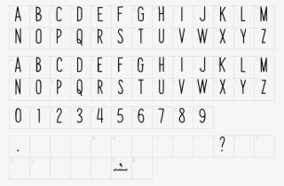 Character Map - Number #8530989